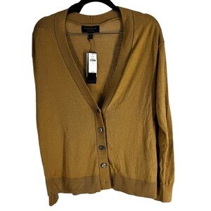 Banana Republic Forever Sweater NWT small cardigan neutral camel color